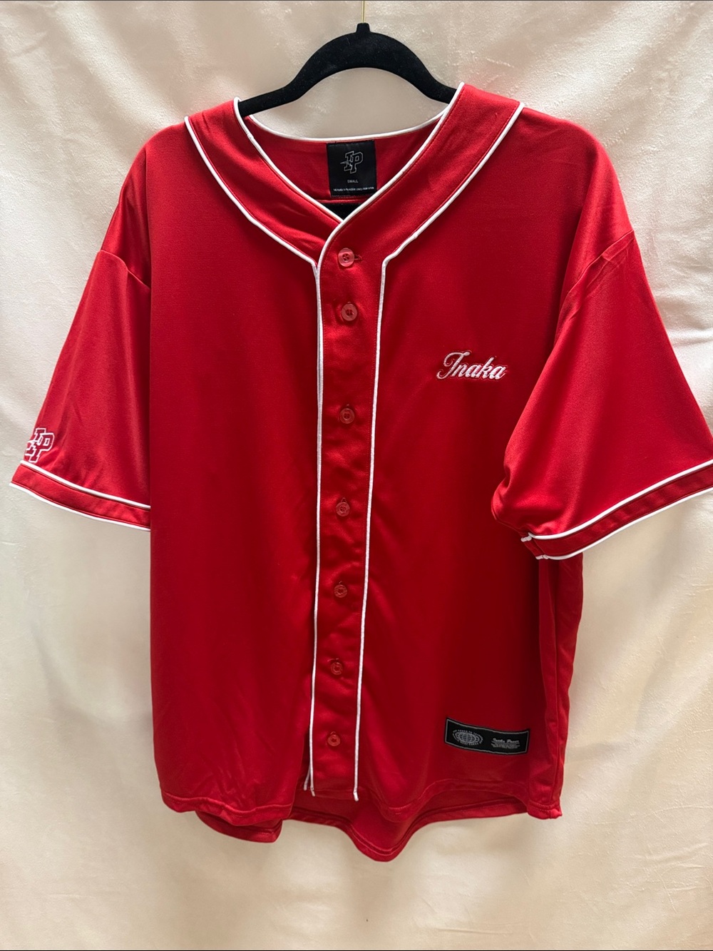NWOT Inaka Power Red Baseball Jersey Dropped 6/6/25